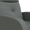 vidaXL Massagesessel mit Aufstehhilfe Dunkelgrau Stoff