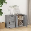 vidaXL Sideboard Grau Sonoma 100x33x59,5 cm Holzwerkstoff
