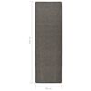 vidaXL Teppichl&auml;ufer Sisal-Optik Anthrazit 80x250 cm