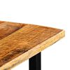 vidaXL Bartisch Traktor Mangoholz Massiv Rot 60 x 120 x 107 cm