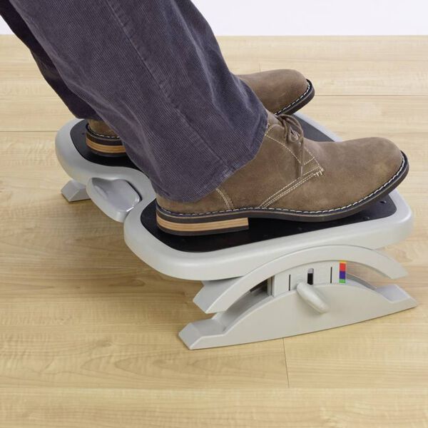 Kensington Fu&szlig;st&uuml;tze SoleMate Plus Grau