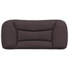 vidaXL Kopfteil-Kissen "Hvar" Dunkelbraun 90 cm Stoff