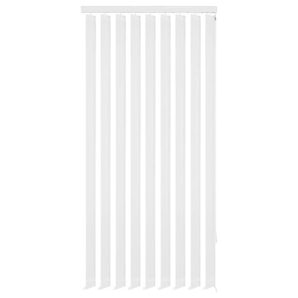 vidaXL Vertikale Jalousien Wei&szlig; Stoff 150x250 cm