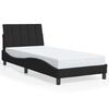 vidaXL Bettgestell ohne Matratze "Hanko" Schwarz 80x200 cm Samt