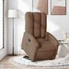 vidaXL Relaxsessel mit Aufstehhilfe Braun Stoff