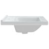 vidaXL Waschbecken Wei&szlig; 61x48x19,5 cm Rechteckig Keramik