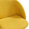 vidaXL 3-tlg. Essgruppe Stoff Gelb