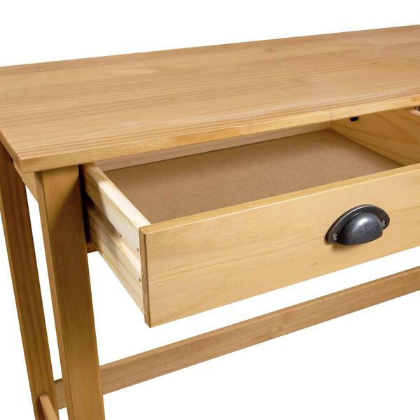 vidaXL Konsolentisch Hill mit 2 Schubladen 110&times;45&times;74 cm Kiefernholz