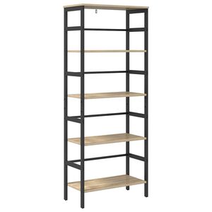 vidaXL B&uuml;cherregal 4 Ebenen 60 x 29,5 x 149 cm Holzwerkstoff