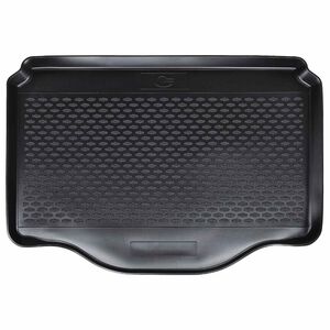 vidaXL Kofferraummatte Schwarz Gummi
