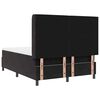 vidaXL Boxspringbett mit Kopfteil Schwarz 140 x 200 cm Samt
