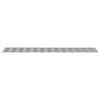 vidaXL Treppe Tritt Rechtwinklig 4 pcs Silber 100 x 20 cm Aluminium