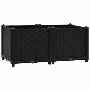 vidaXL Hochbeet 80 x 40 x 38 cm Polypropylen