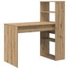 vidaXL Schreibtisch Artisan-Eiche Holzwerkstoff 113 x 54 x 120 cm