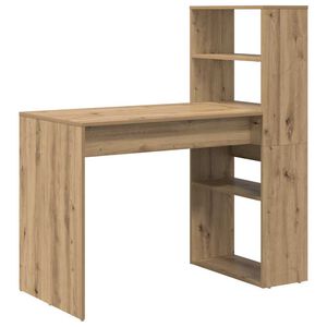 vidaXL Schreibtisch Artisan-Eiche Holzwerkstoff 113 x 54 x 120 cm