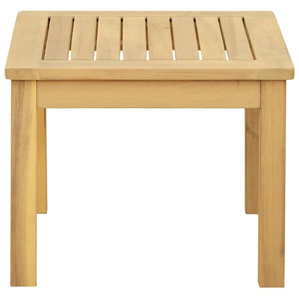 vidaXL Garten-Couchtisch 45x45x36 cm Massivholz Akazie