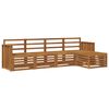 vidaXL Sofagarnituren 5 pcs Natur Massivholz Akazie