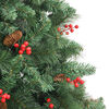 vidaXL K&uuml;nstlicher Weihnachtsbaum Gr&uuml;n 240 cm PVC und Metall