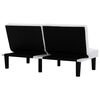 vidaXL 2-Sitzer-Sofa Wei&szlig; Kunstleder