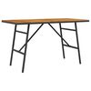 vidaXL Esstisch Braun 110 x 55 x 61,5 cm Massivholz Akazie