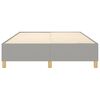 vidaXL Boxspringbettgestell Hellgrau 140x190 cm Stoff