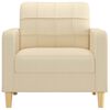 vidaXL Sofasessel Creme 60 cm Stoff