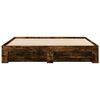 vidaXL Bettgestell ohne Matratze R&auml;uchereiche 180x200 cm Holzwerkstoff