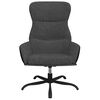 vidaXL Relaxsessel Dunkelgrau Stoff