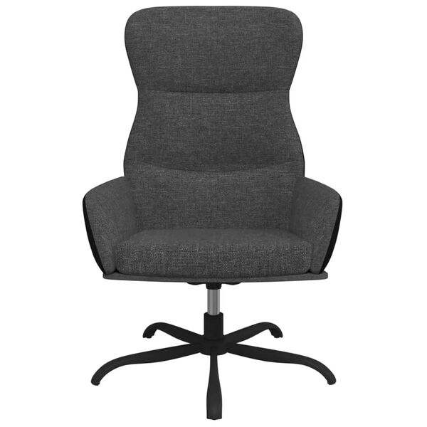 vidaXL Relaxsessel Dunkelgrau Stoff