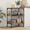 vidaXL K&uuml;chentrolley Altholz 60 x 41 x 80,5 cm Holzwerkstoff