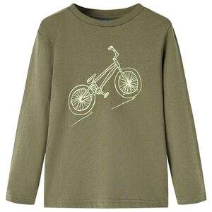 vidaXL Kinder-Langarmshirt Khaki 92