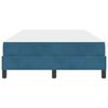 vidaXL Boxspringbett mit Matratze Dunkelblau 120 x 190 cm Stoff