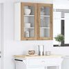 vidaXL H&auml;ngeschrank 2 pcs Altholz 40 x 31 x 80 cm Holzwerkstoff