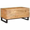 vidaXL Couchtisch Natur 80 x 50 x 40 cm Massivholz Mango