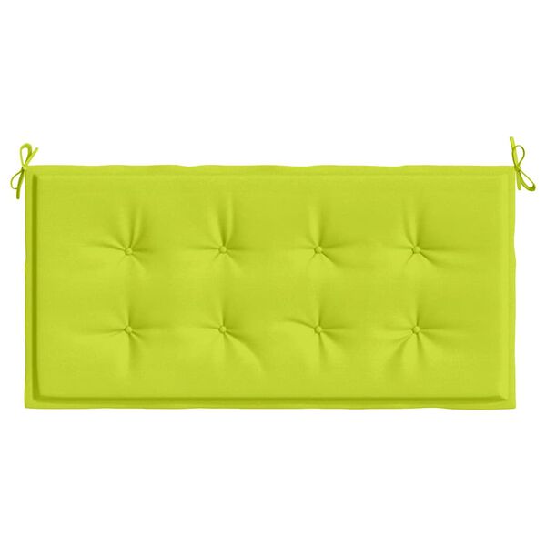 vidaXL Gartenbank-Auflage Hellgr&uuml;n 120x50x4 cm Oxford-Gewebe