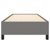 vidaXL Bettgestell ohne Matratze Dunkelgrau 80x200 cm Stoff