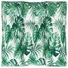vidaXL Palettenkissen Blattmuster 80x80x12 cm Stoff