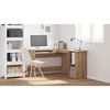 vidaXL Eckschreibtisch Artisan-Eiche 120x140x75 cm Holzwerkstoff