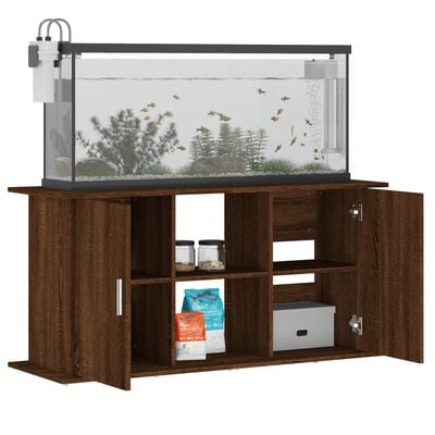 vidaXL Aquariumständer Braun Eichen-Optik 121x41x58 cm Holzwerkstoff