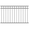 vidaXL Zaunelement ASSEN 170 x 80 cm Stahl Grau