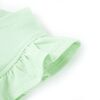 Kinder-T-Shirt mit R&uuml;schen&auml;rmeln Zartgr&uuml;n 104