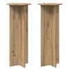 vidaXL Pflanzenst&auml;nder 2 pcs Artisan-Eiche &Oslash;40 x 100 cm Holzwerkstoff