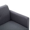 vidaXL 2-Sitzer-Sofa Stoff 115x60x67 cm Dunkelgrau