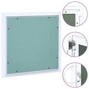vidaXL Revisionsklappe mit Aluminium-Rahmen und GK-Einlage 300x300 mm