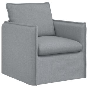 vidaXL Sofa Hellgrau Gesamtabmessungen: 75 x 82 x 85 cm (B x T x H)