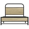 vidaXL Bettgestell ohne Matratze 90x190 cm Sonoma-Eiche Holzwerkstoff