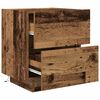 vidaXL Nachttisch 2 pcs Altholz 45 x 40 x 55 cm Holzwerkstoff