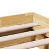 vidaXL Massivholzbett ohne Matratze 140x200 cm Eichenholz