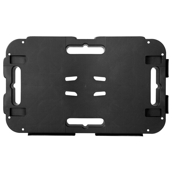 vidaXL Transportroller Schwarz Polypropylen 300 kg