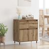 vidaXL Sideboard Artisan-Eiche 60 x 35 x 70 cm Verbundholz und Eisen